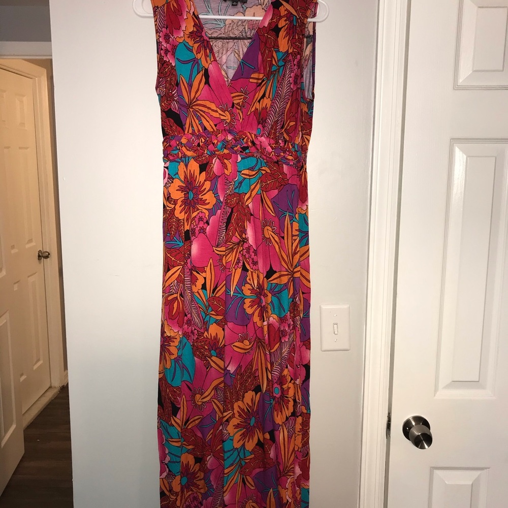 Tropical dress maxi